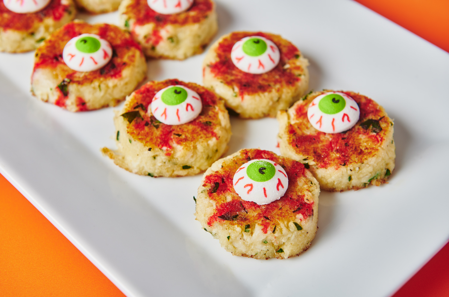 Creepy crab cakes
