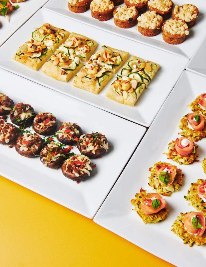 Autumn hors d'oeuvres display