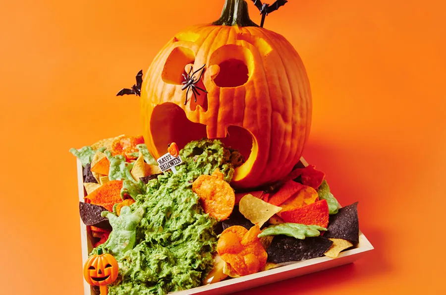 Halloween hors d'oeuvres display