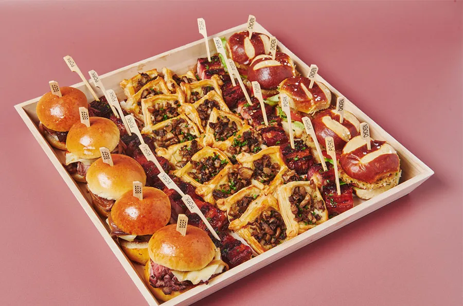 Oktoberfest hors d'oeuvres display