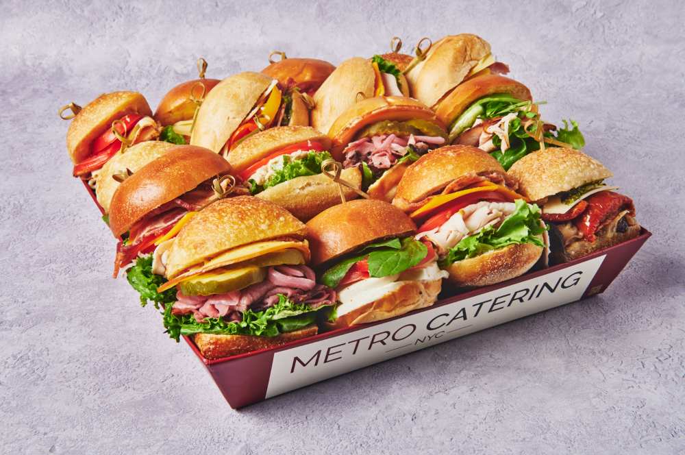 Assorted sandwiches and wraps