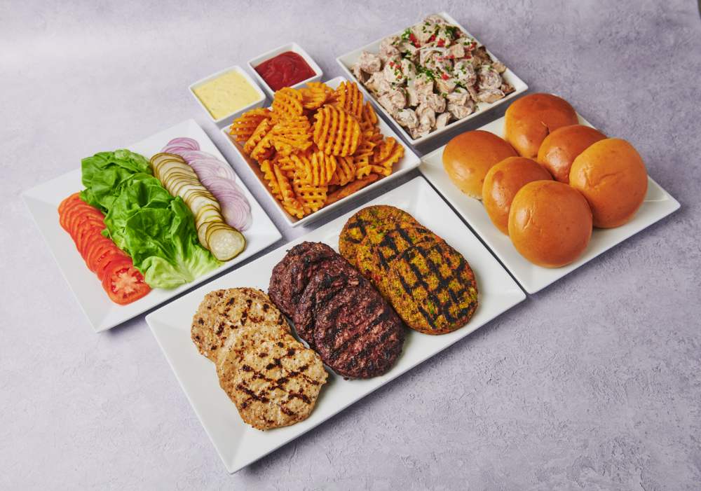 Southern BBQ themed buffet