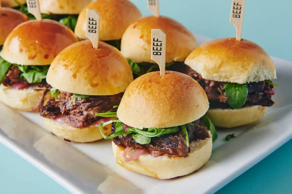 BBQ short rib slider