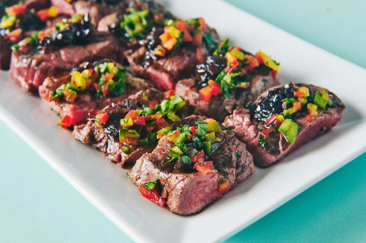 Filet mignon hors d’oeuvre bites