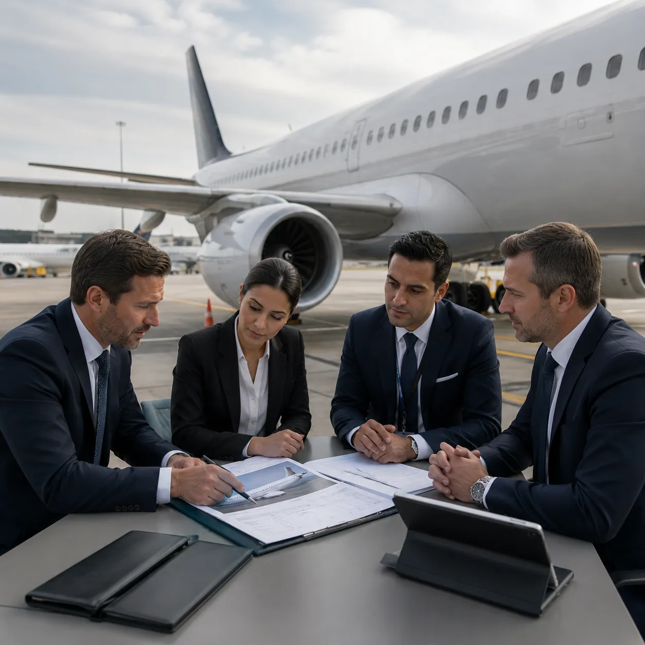 Car dealership manager finalizing vehicle handover after eSignature-enabled contract approval through Contractzy platform