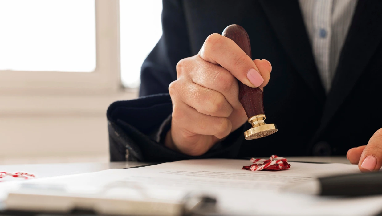 egal checklist being reviewed by a business executive after contract breach