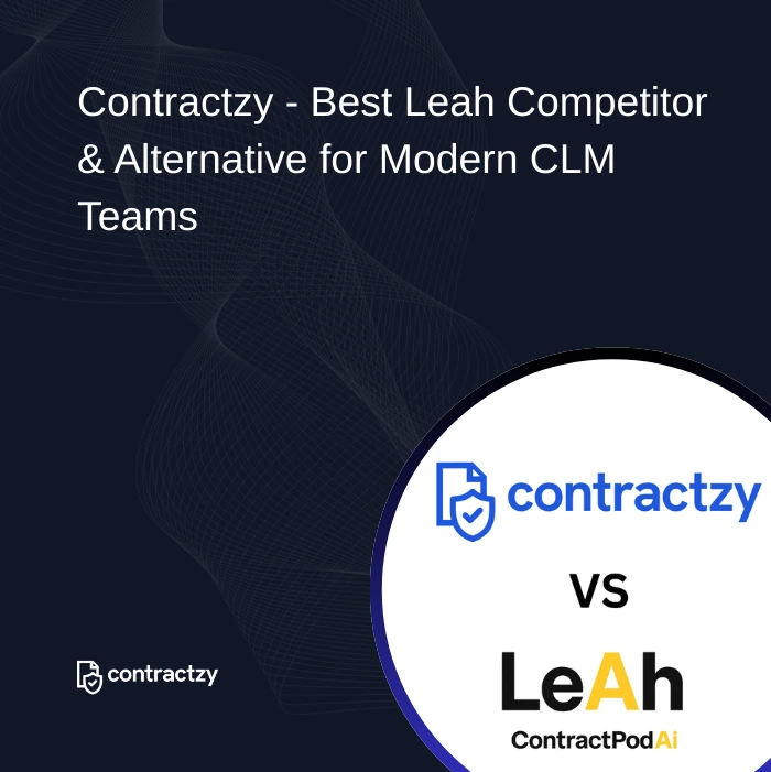 Contractzy vs Leah contract lifecycle management platform comparison