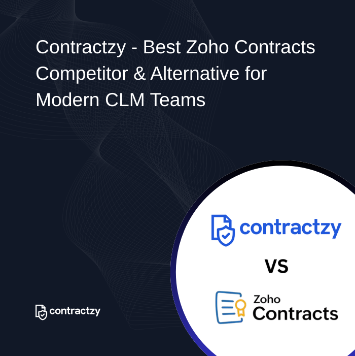 Contractzy - The Best Zoho Contracts Competitor & Alternative for Enterprise CLM