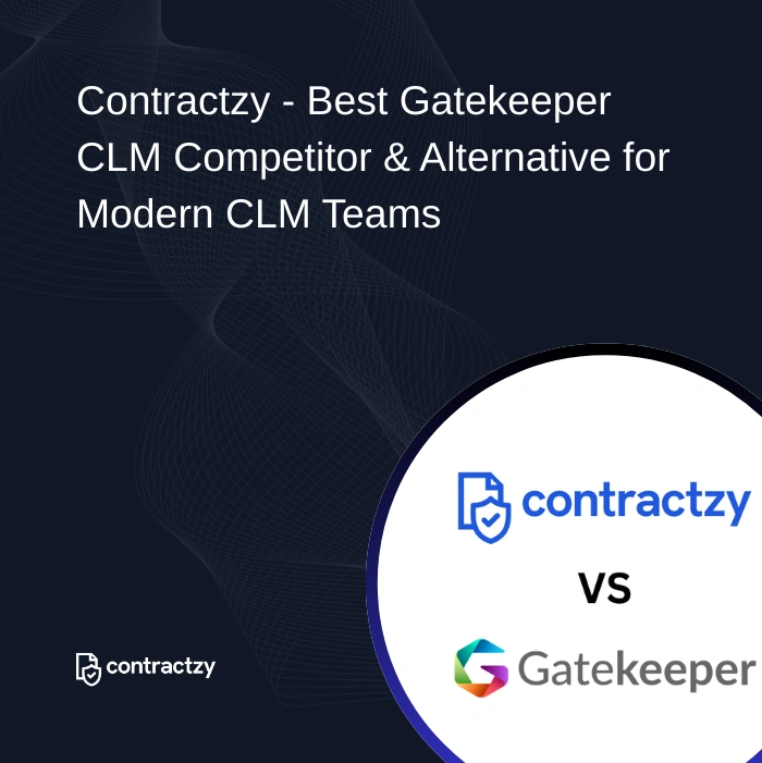 Contractzy vs GatekeeperHQ CLM comparison emphasizing contract automation and workflow flexibility