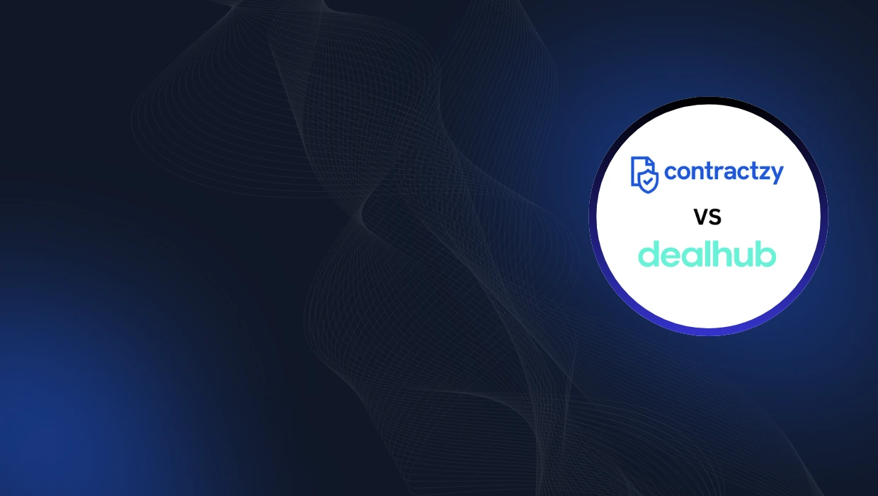 Contractzy vs DealHub CLM comparison highlighting dedicated contract lifecycle management and faster deployment