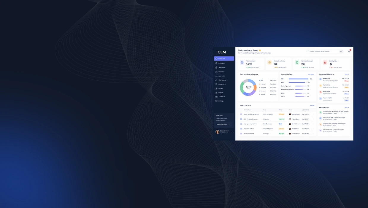Top 10 contract lifecycle management software platforms for legal teams comparison chart
