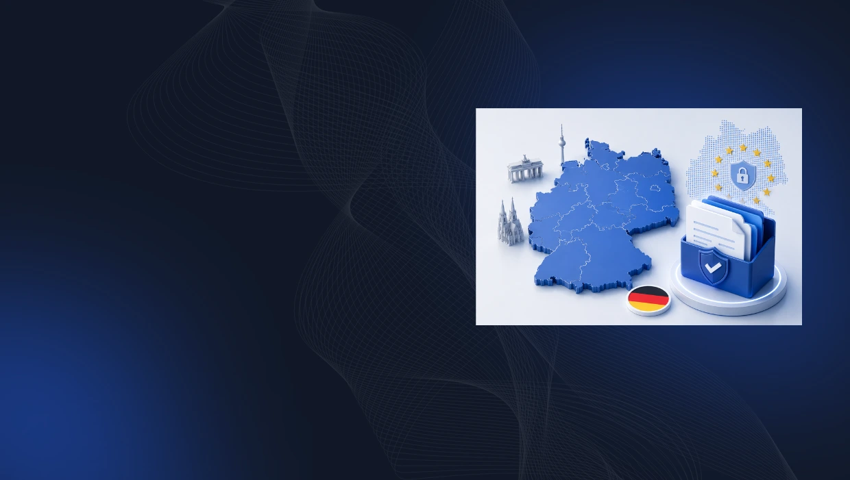 Comparison table of top CLM software for Germany, including Contractzy, Icertis, DocuSign CLM, and Agiloft.