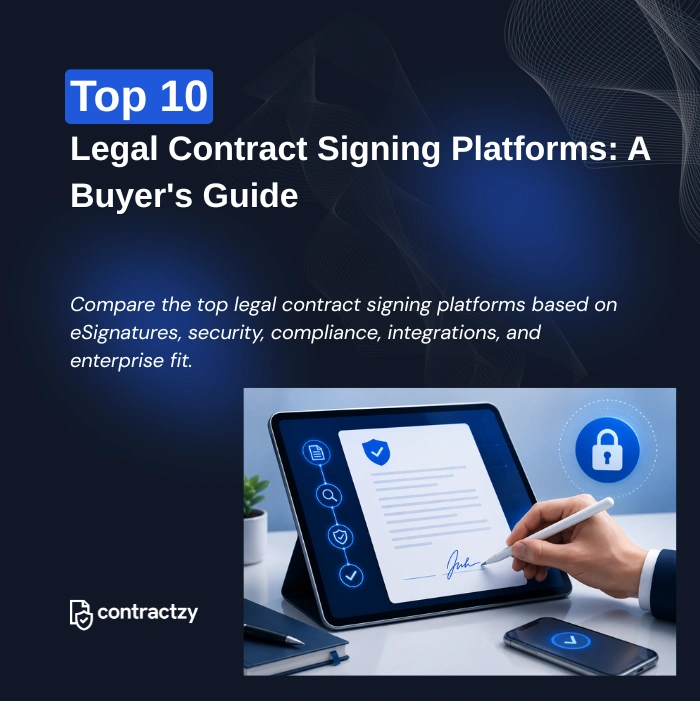 Comparison table of eSignature software with signing capabilities, implementation time, integrations, and key features.