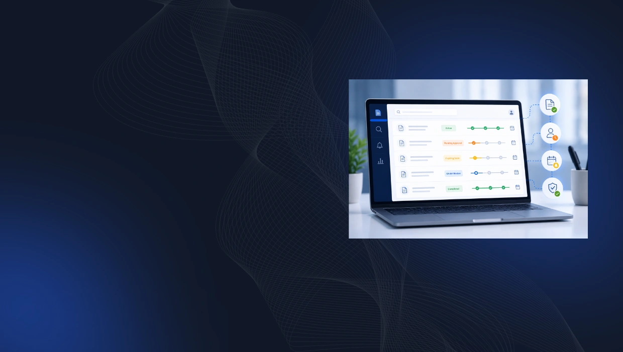 Comparison table of contract tracking software with AI obligation tracking, automated alerts, implementation time, and key features.