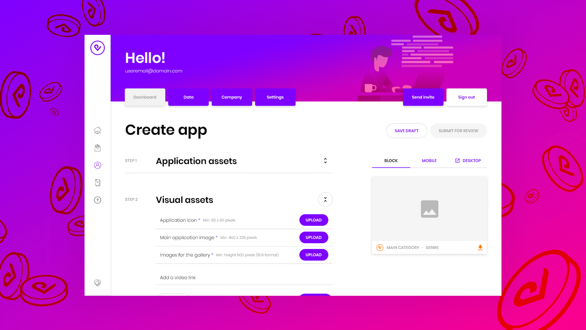 Animated sequence of Connect sub-brand digital system, highlighting design interactions and consistent user interface patterns.