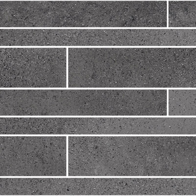 Kos Antracit Brick Wall Mosaic