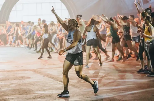 Les Mills Instructor Leading a session
