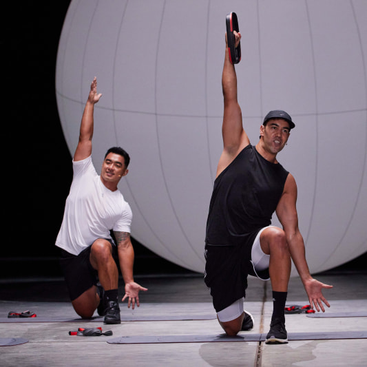 Two Les Mills Instructors doing Les Mills Core