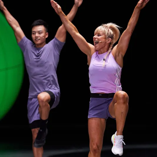 Two Les Mills Instructors doing BodyAttack