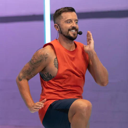 Nick Parashchak teaching a class