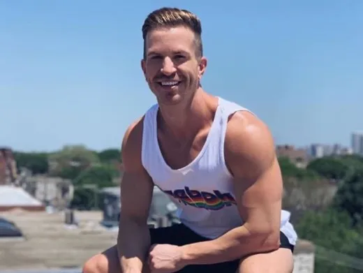 Adam Snow Bramski candid shot
