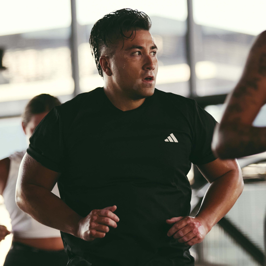 A person working out