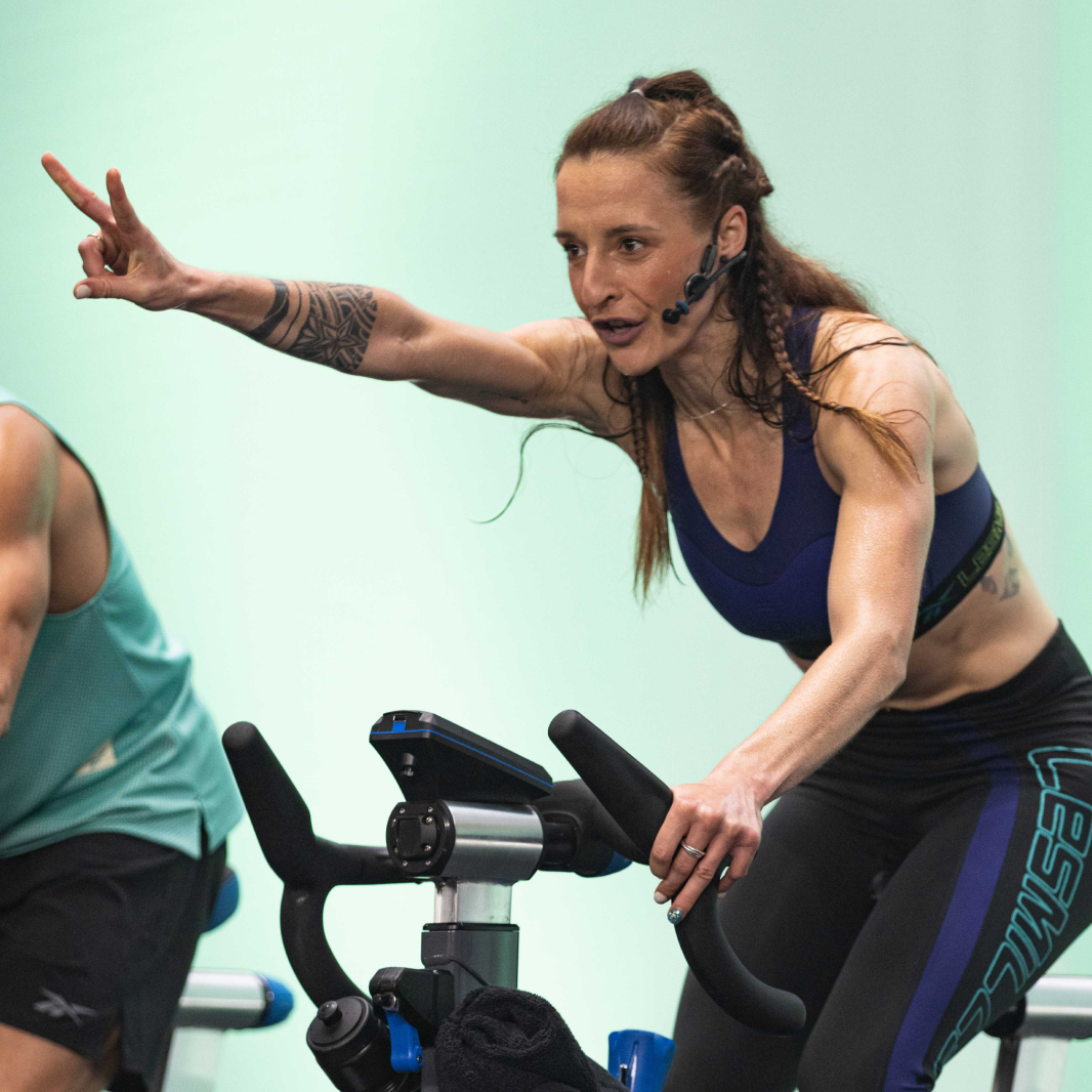 Les Mills Presenters performing Les Mills RPM