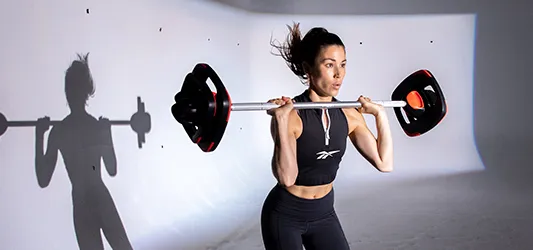 a person lifting a smartbar