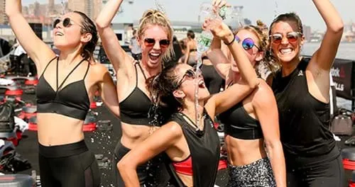 Les Mills x Nina Dobrev post-workout