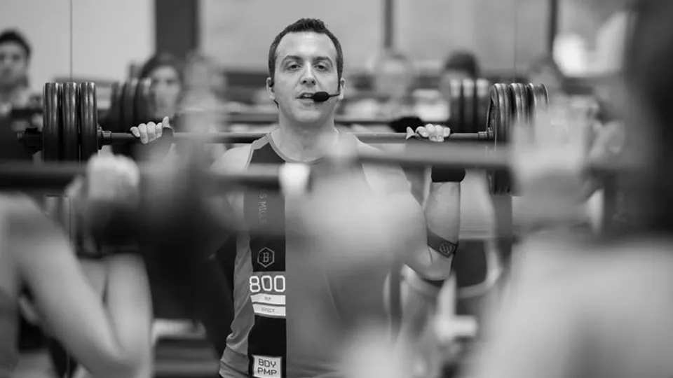 Luca Callini teaching BODYPUMP