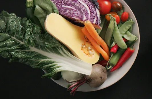 vegetables in a bowl
