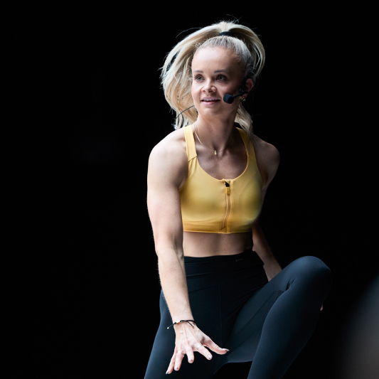 Les Mills presenter Geena Pannett