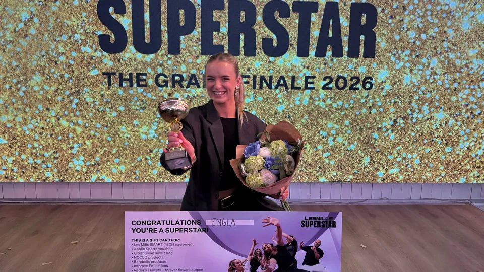 Get to know Engla Dahlström, the winner of LES MILLS SUPERSTAR 2026