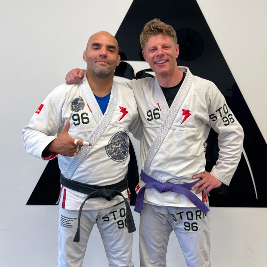 Bas Hollander after a judo session