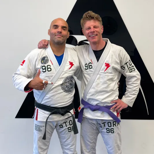 Bas Hollander after a judo session