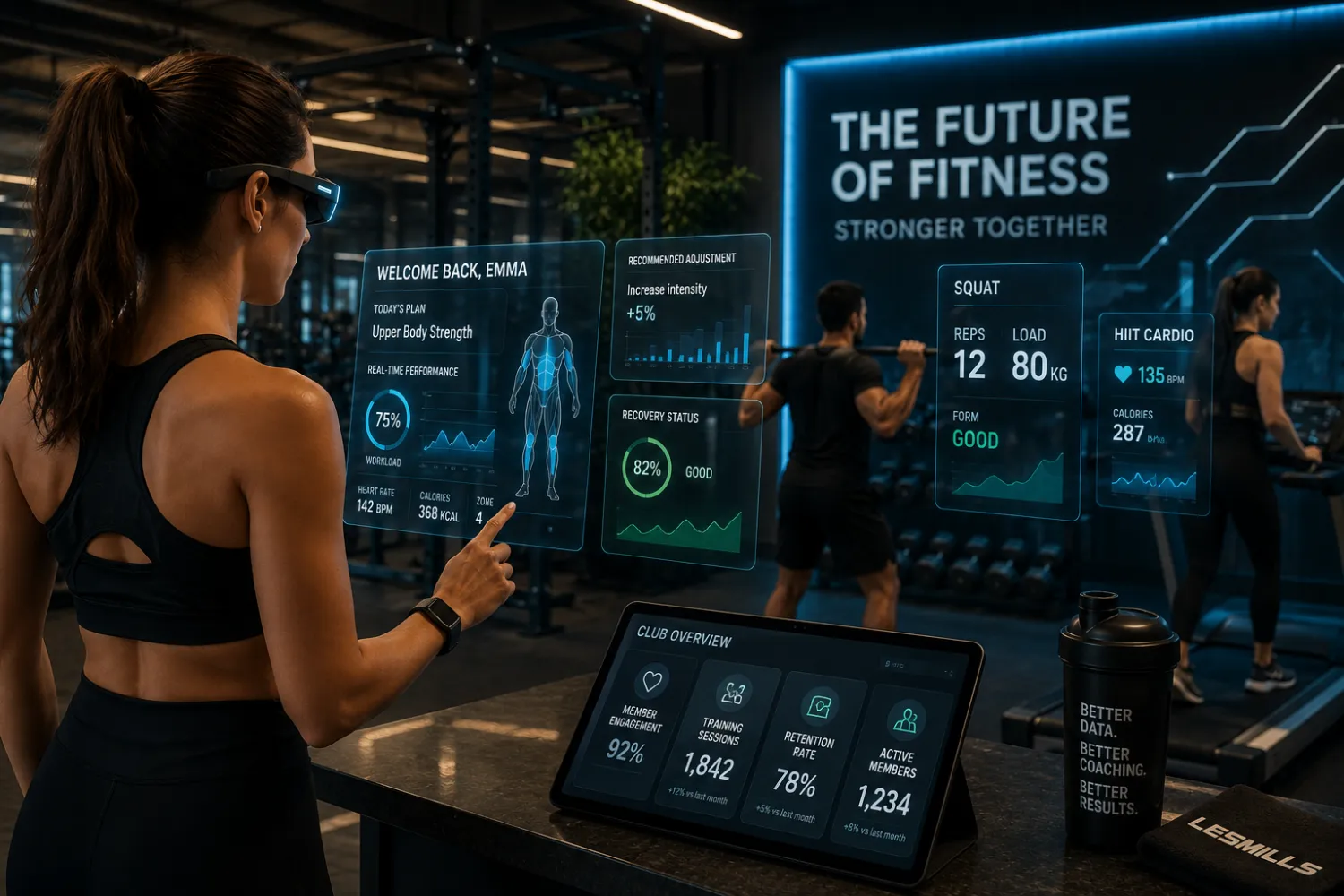 Fitness in 2030: hoe technologie de fitnessclub van de toekomst gaat versterken