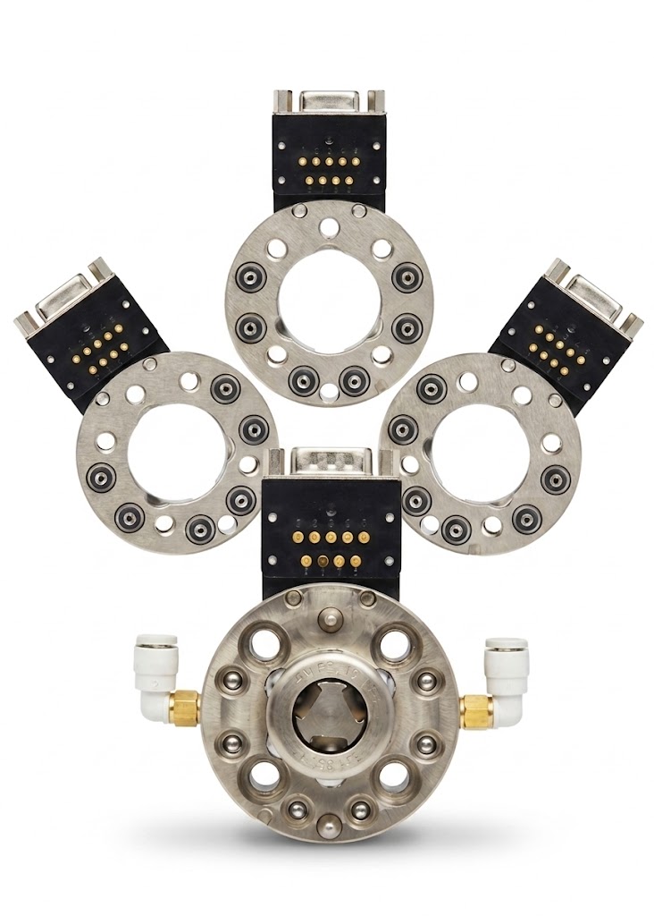 Pneumatic quick tool changer