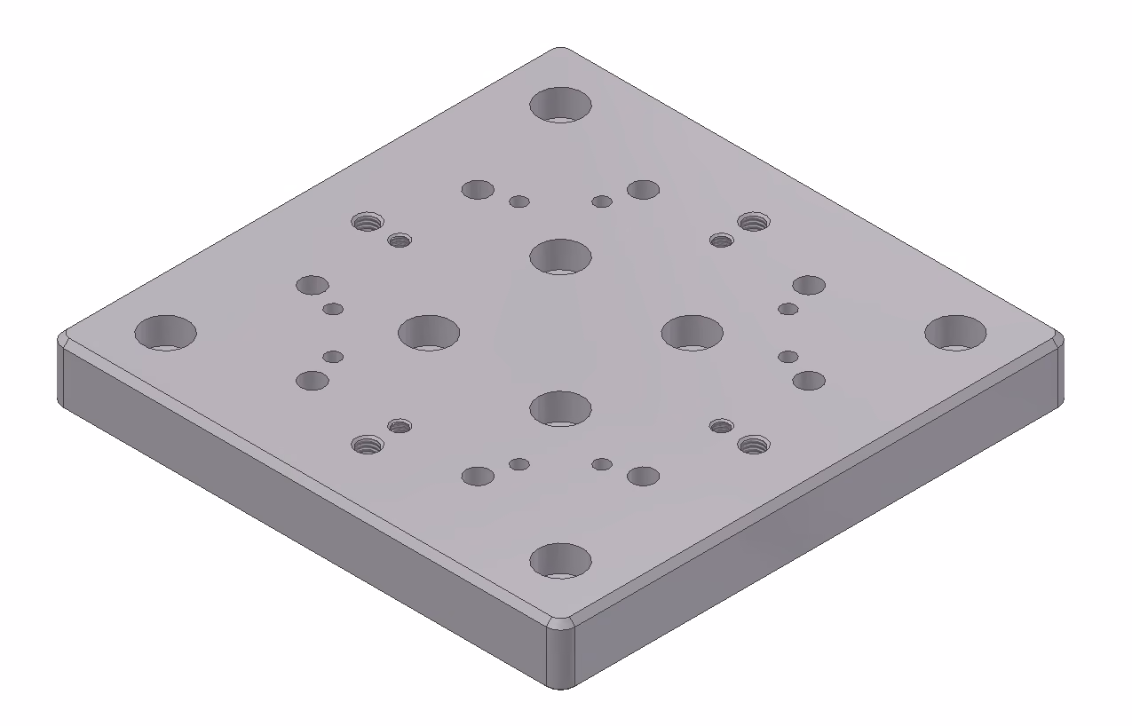 Bevestigingsplaat voor cobot