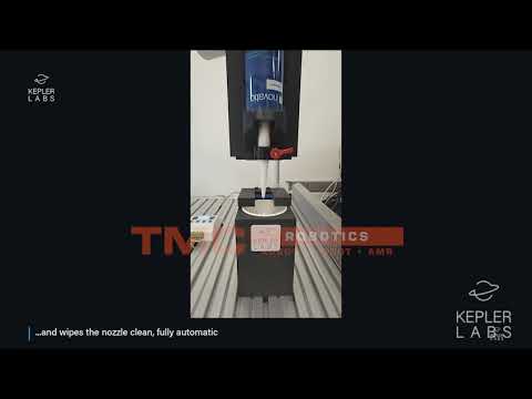 Automated adhesive dispensing at Kepler Labs with a Fairino FR5 cobot