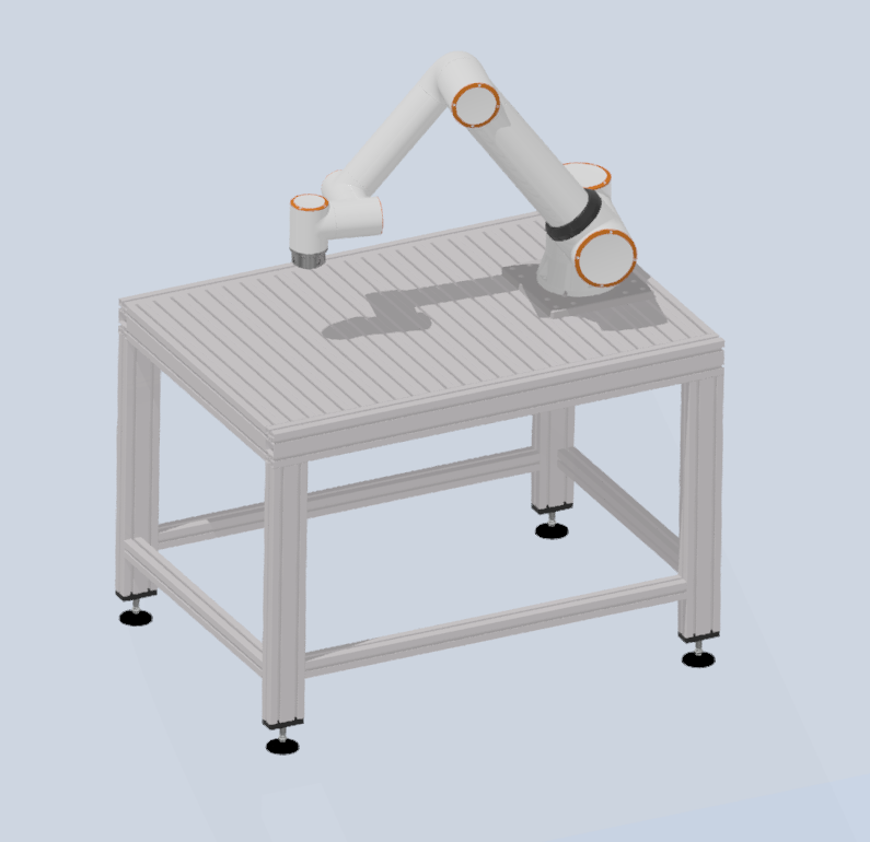 Cobot Mounting Table with Fairino FR16