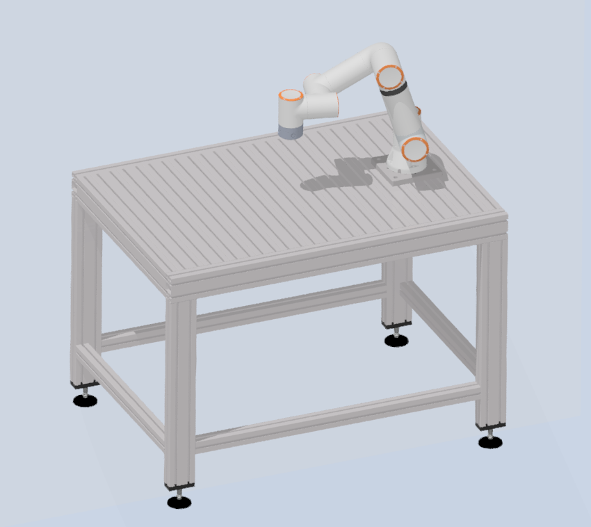 Cobot Mounting Table with Fairino FR3