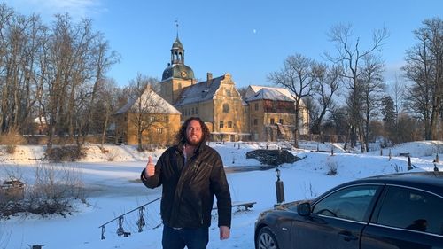 jakob von rosen's first visit to the family castle in january 2022