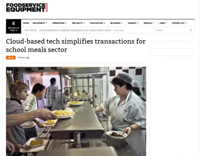 Food Service Equipment Journal| Lolly Launches School Meals