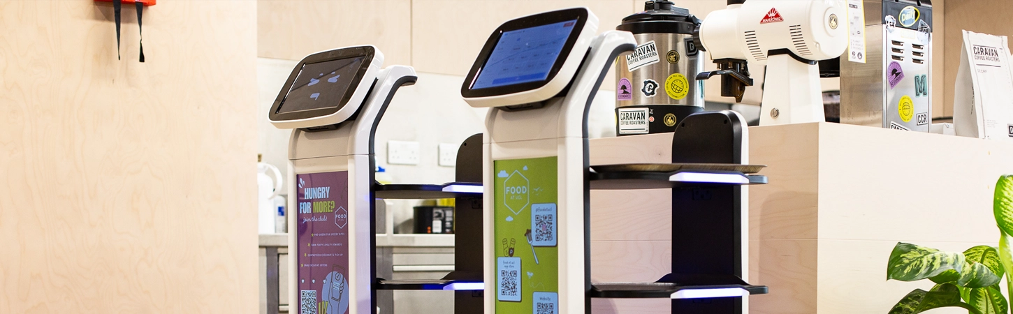 Streamline service and make customer interactions memorable with automated table service and cleanup.