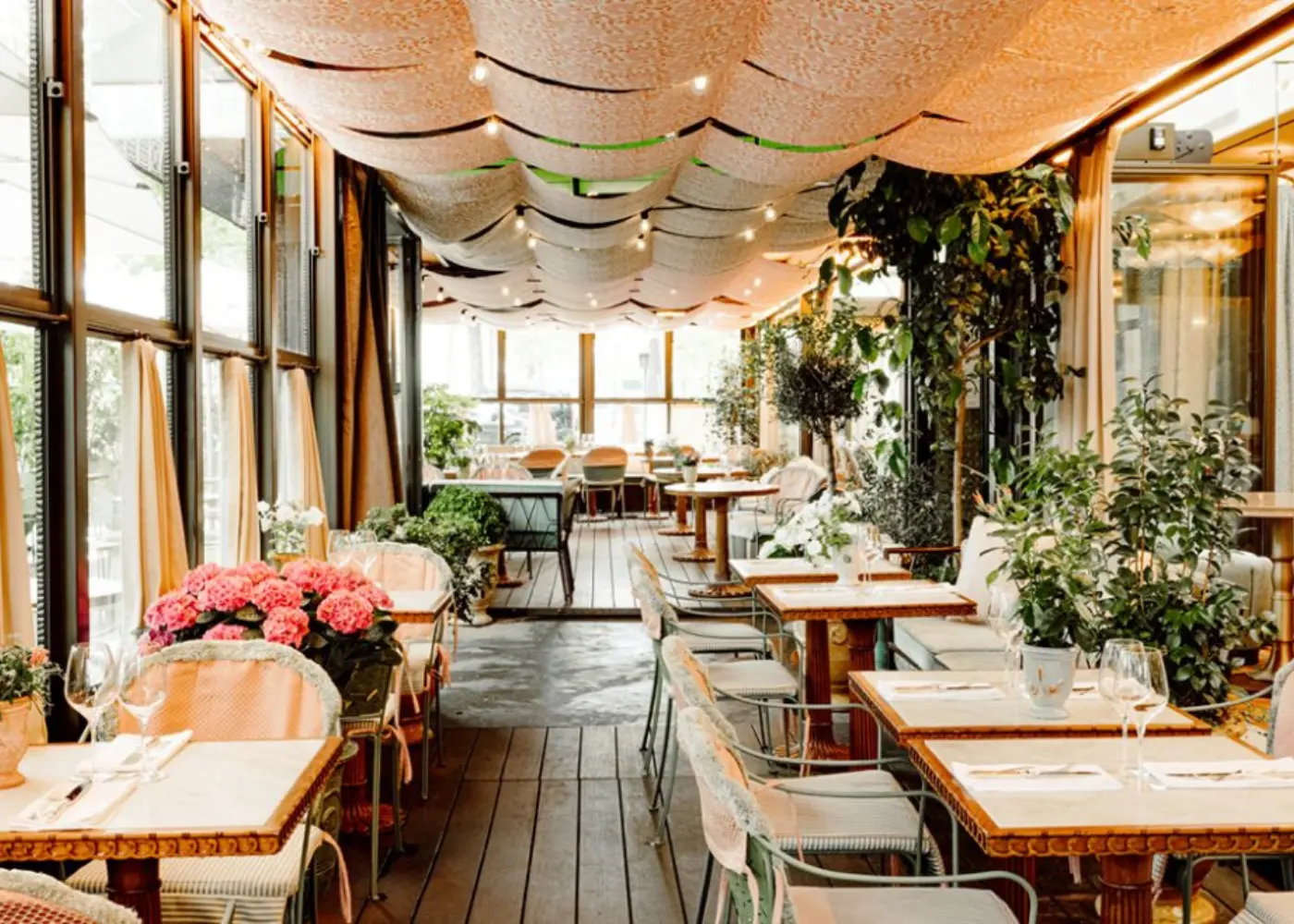 Restaurante Les Jardins du Presbourg París