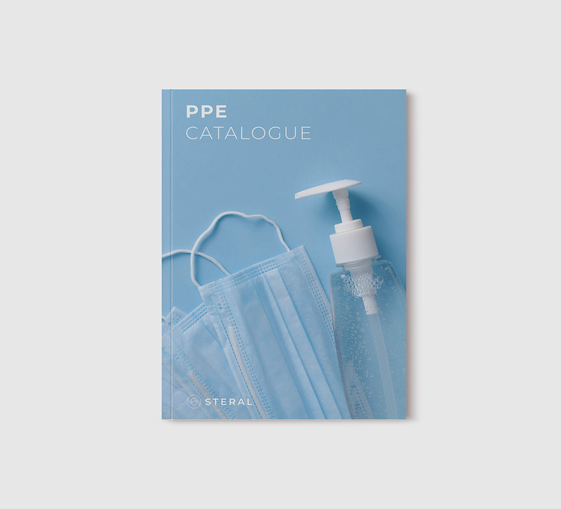Steral front cover design by Sprouto, featuring bold branding elements and minimalist typography on a clean, modern layout.