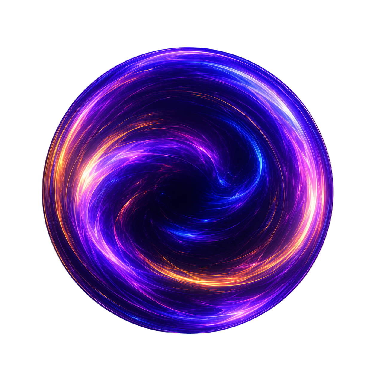 Purple light swirl