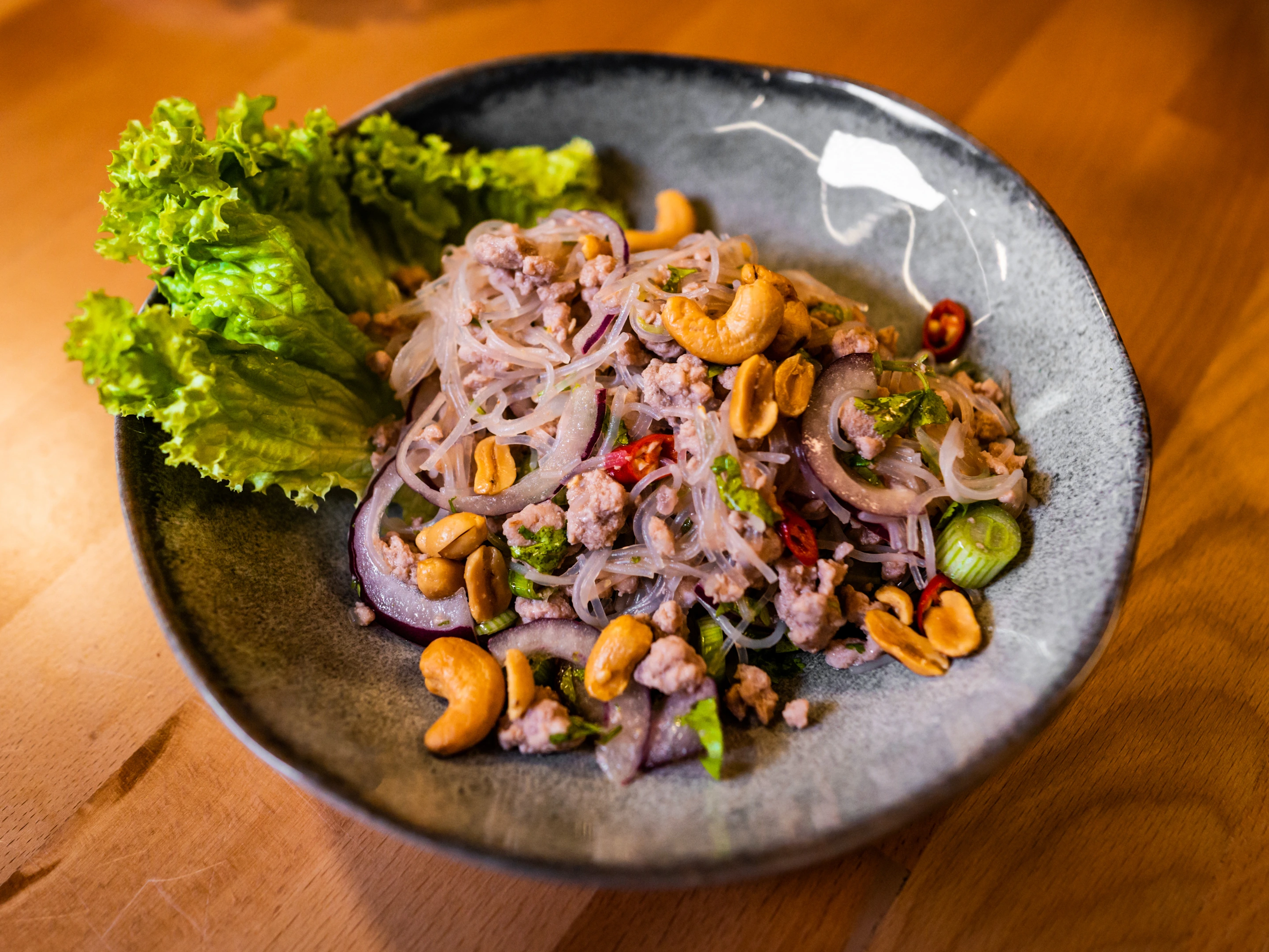 Thai By Thai - Yum Woonsen With Ground Meat