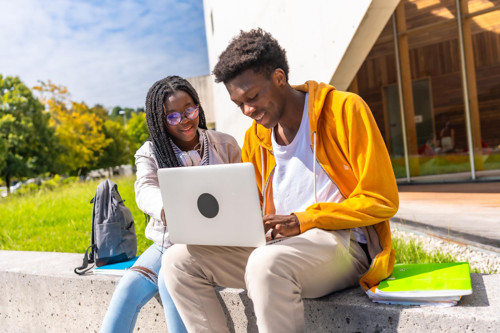 student wearing a yellow jacket - Benefits of AI for Students