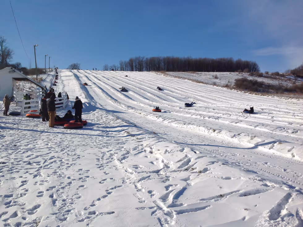 Picture of snow tubing Hill
